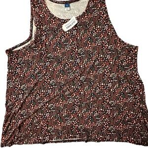 Ann Taylor Women's Black and Pink Top